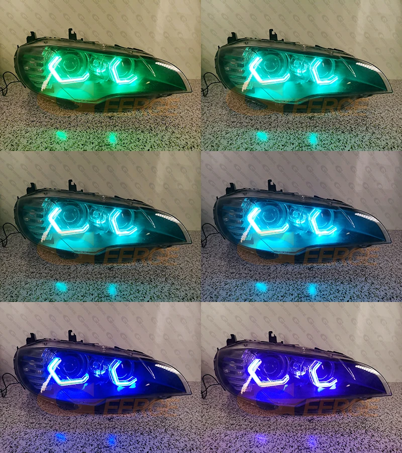 For BMW X6 X6M E71 E72 Concept M4 Iconic Style Dynamic Hex RGB LED