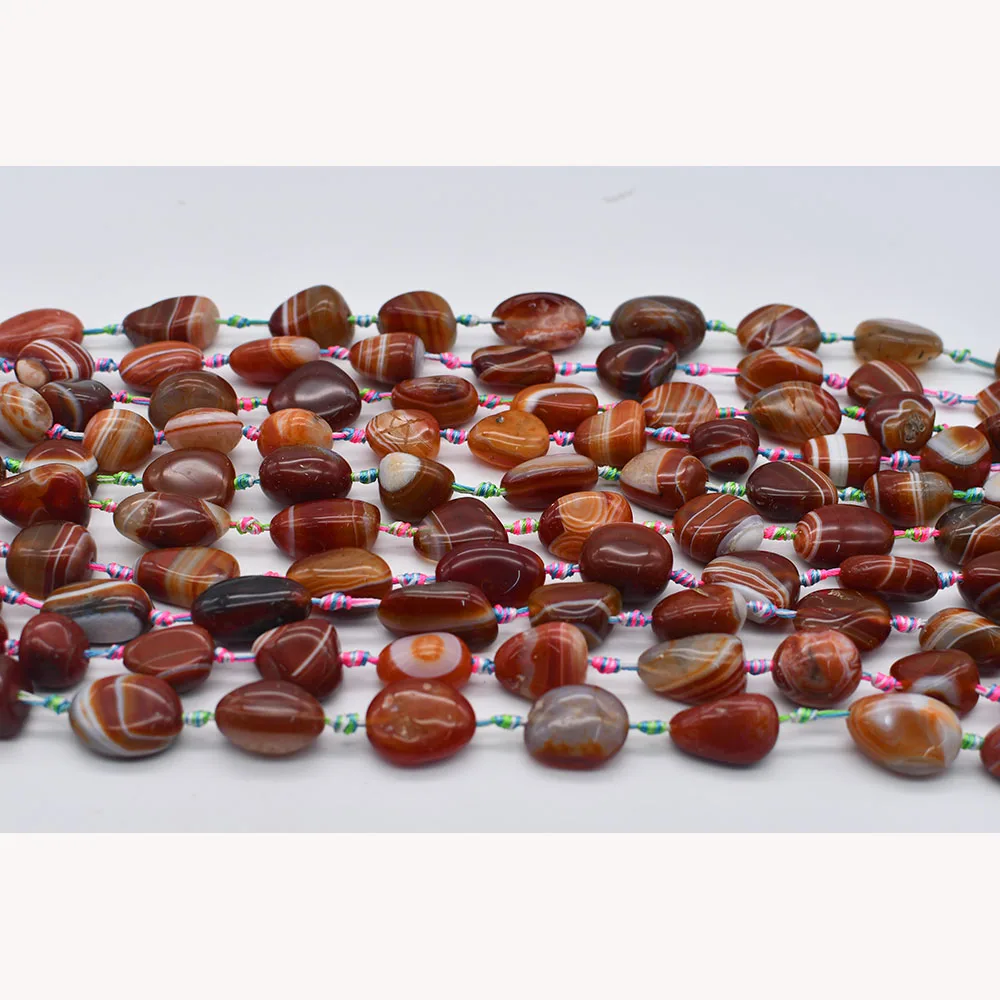 2 strands Natural Smooth Candy color Oval Agate stone beads For DIY Bracelet Necklace Jewelry Making Strand 15