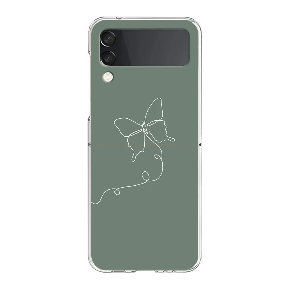 Artistic Flower Design Shockproof Dustproof Hard Folding Phone Case