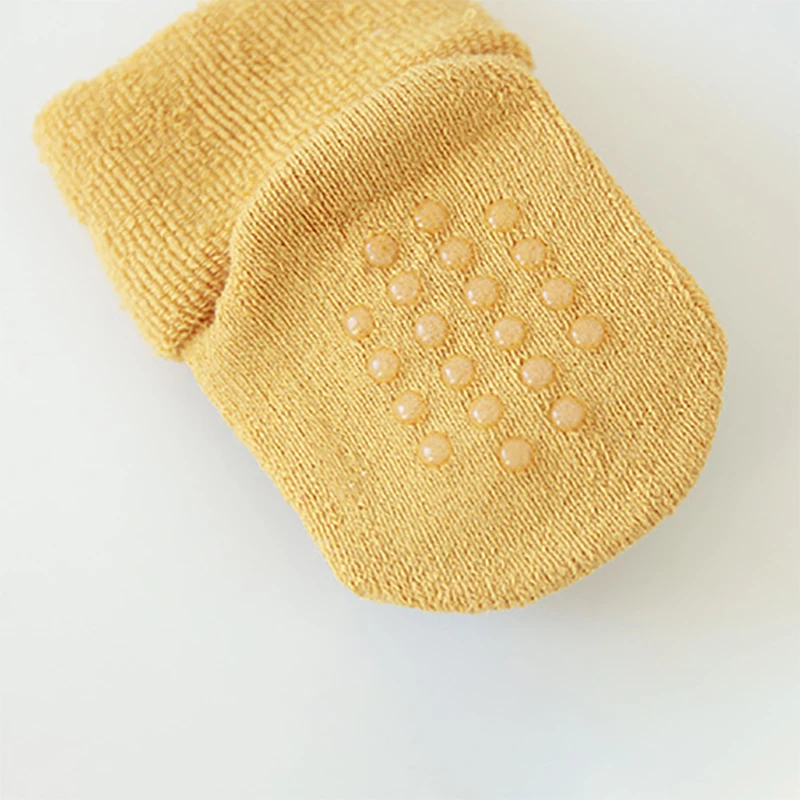 Winter Terry Thicken Anti-slip Baby Long Floor Slipper Sock 2022 Children Merry Christmas Cute Cartoon Doll Stocking for Newborn