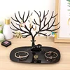 Jewelry Display Stand Tray Tree Storage Racks Earrings Necklaces Rings Jewelry Boxes Case Desktop Organizer Holder Make Up Decor 3