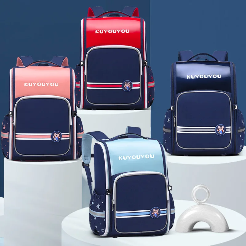 

Kids Backpack Children School Bag for Boys Orthopedic School Backpack Waterproof Primary Schoolbag Book Bag Cute Bear School Bag