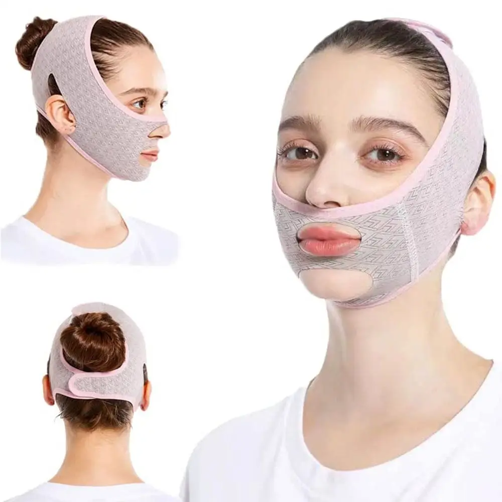 Design Double Chin Reducer Beauty Face Lifting Belt V Line Shaping Face Masks Face Sculpting Sleep Mask Cinturino Dimagrante Facciale