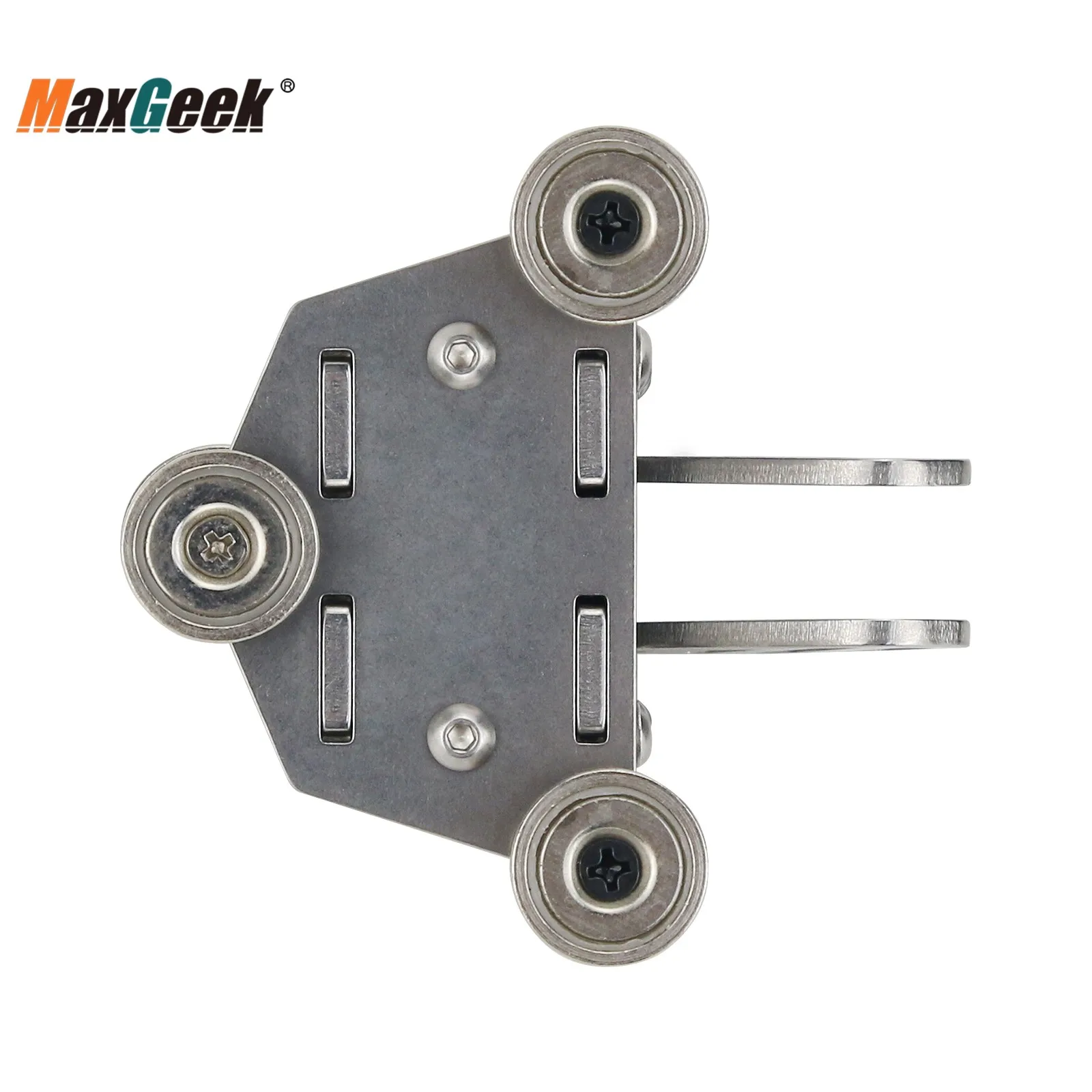 HamGeek HG-K6 2nd Geração Dual-Paddle Chave Morse De Aço Inoxidável Chave CW Automática Com Base Magnética