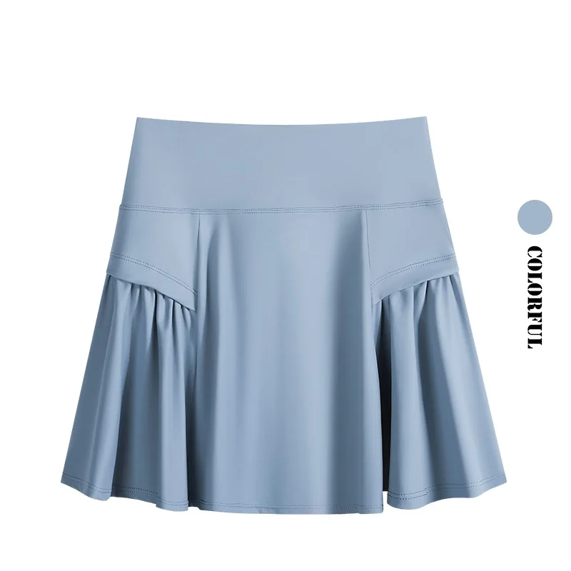 ตัวเลือกสินค้า ชุดกีฬาผู้หญิง 2 ชิ้น กระโปรงเทนนิส Skort ฤดูร้อน 2025