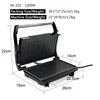 750W Household Mini Steak Machine Hamburger Fried Egg Electric Sandwich Maker Non Surface Grill Toaster EU Plug 3