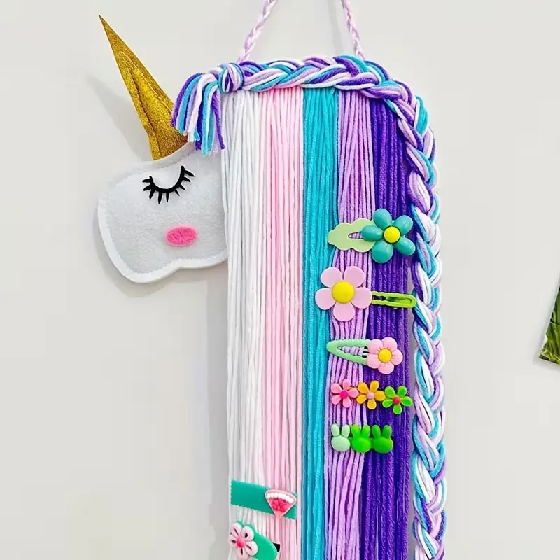 Unicorn Hair Clip & Headband Organizer - Charming Room Decor & Perfect Gift Idea