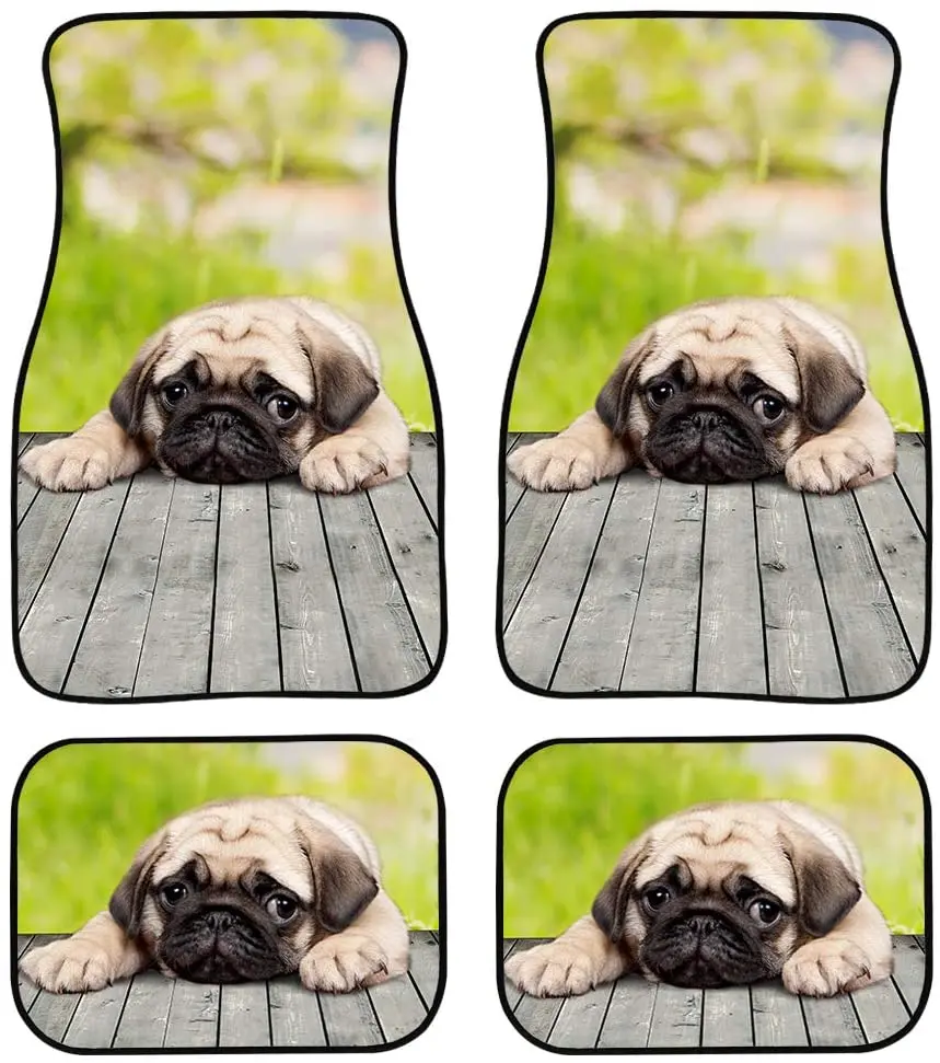 

chaqlin Customized Floor Car Mat Universal Car Floor Mats Holiday Decorations Fit for SUV,Vans,sedans,Trucks,Set of 4
