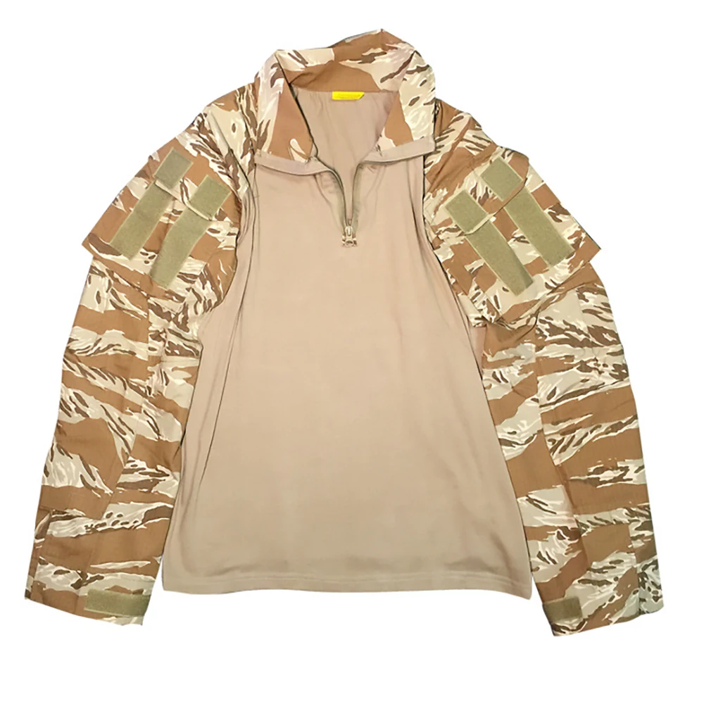 Flecktarn 남자 군사 의류 Multicam Wargame 세트 훈련 사냥 Airsoft 팬 탑 의류 남자 전투 셔츠 바지 야외