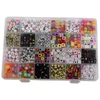 English Letter Acrylic Beads Square Flat Alphabet Beads Charms Bracelet Necklace for Jewelry Making DIY Set 1