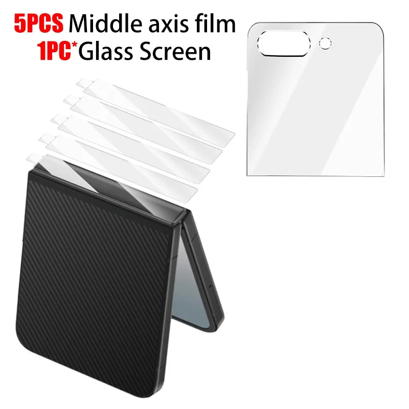 Ultimate 8-in-1 Screen and Hinge Protection Set - Tempered Glass & Anti-Scratch Film