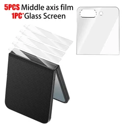 Ultimate 8 - in - 1 Screen and Hinge Protection Set - Tempered Glass & Anti - Scratch Film - ZFlip 8 (6in1)