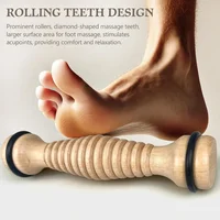 1pc wooden foot massager-foot massage roller for relaxing and relieving pressure. 5