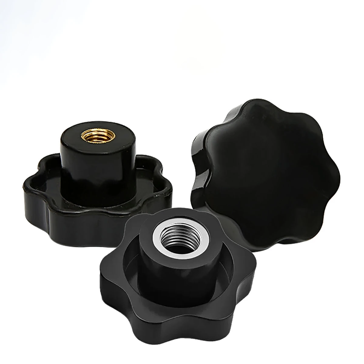 M4 M5 M6 M8 M10 M12 M16 Plum Bakelite Hand Tighten Nuts Handle Thread