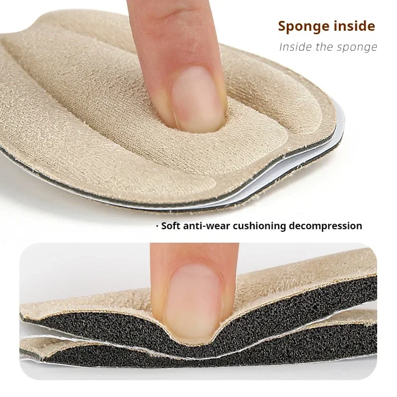 Tongue Sticker Insoles Shoes Backs Heels Protector Adjust Size Adhesive Non-slip Forefoot Shoe Pads Foot Care Inserts shoe insoles shoe repair stickers shoe stickers shoe anti slip stickers