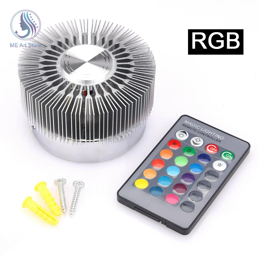 3W LED Wall Light RGB Effect Lamp Sunflower Projection Light AC 85-265V Aisle Corridor Decorative Ceiling For Home Decor