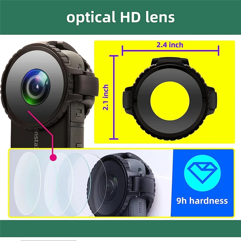 카메라 프리미엄 렌즈 가드 10M 교체 부품 액세서리 Insta 360 ONE X2 액션 카메라 용 방수 완전 보호