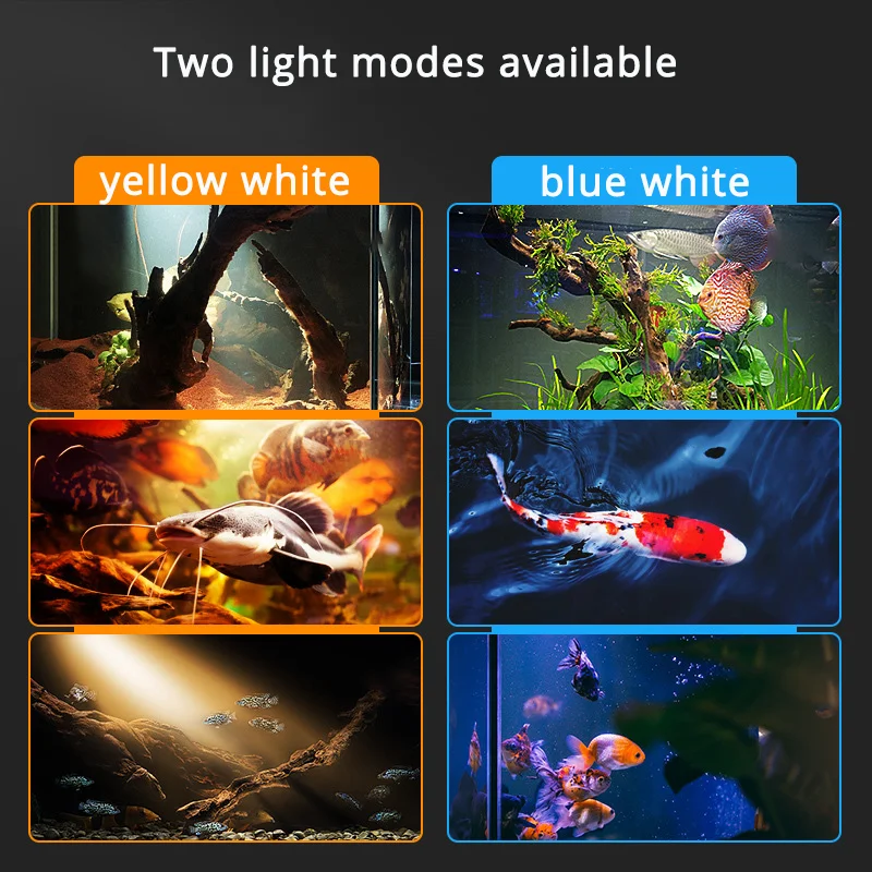 Aquarium Spotlighting Small Planted Fish Tank Led Turtle Light for Aquatic Turtles Adjustable Focus Spotlights Aquatic Lamp led lamp aquarium light aquarium lamp