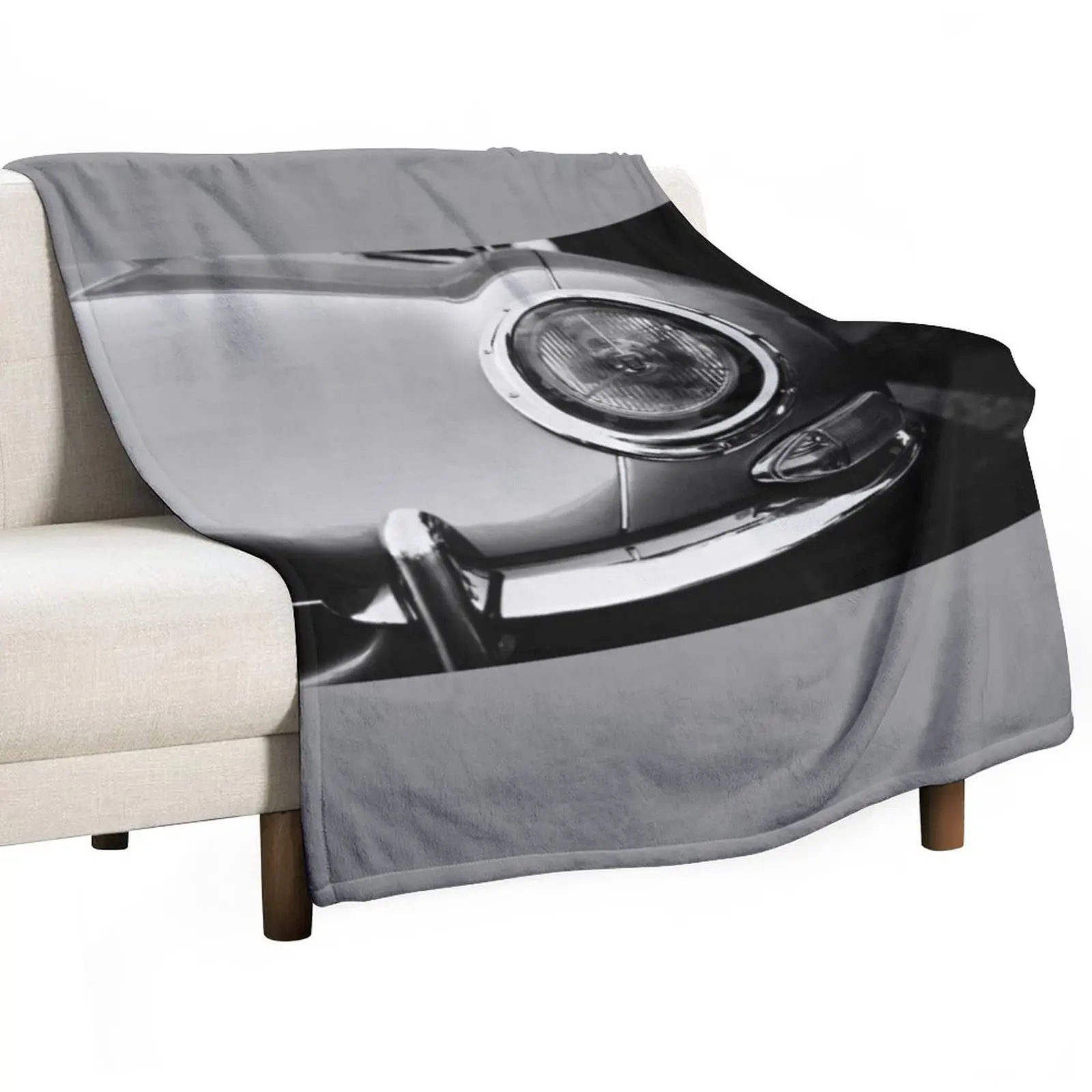 

Staring contest with the Jaguar XKE Throw Blanket Blanket For Decorative Sofa Flannel Fabric