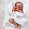 6 Layers Swaddle Blanket Baby Blankets Newborn Organic Bedding Cover Quilt White Color Baby Bath Towel 1