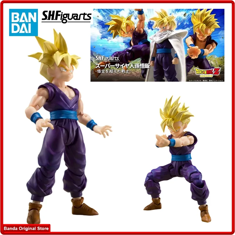 

100% In Stock Original BANDAI S.H.Figuarts Super Saiyan Son Gohan The Warrior Who Surpassed Goku Dragon Ball Z Anime Model Toys