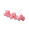Soft Pink Sponge Cleaning Mout Swabs With Stick Head Eyelash Extension Remover Applicators Makeup Tool 100pcs 1