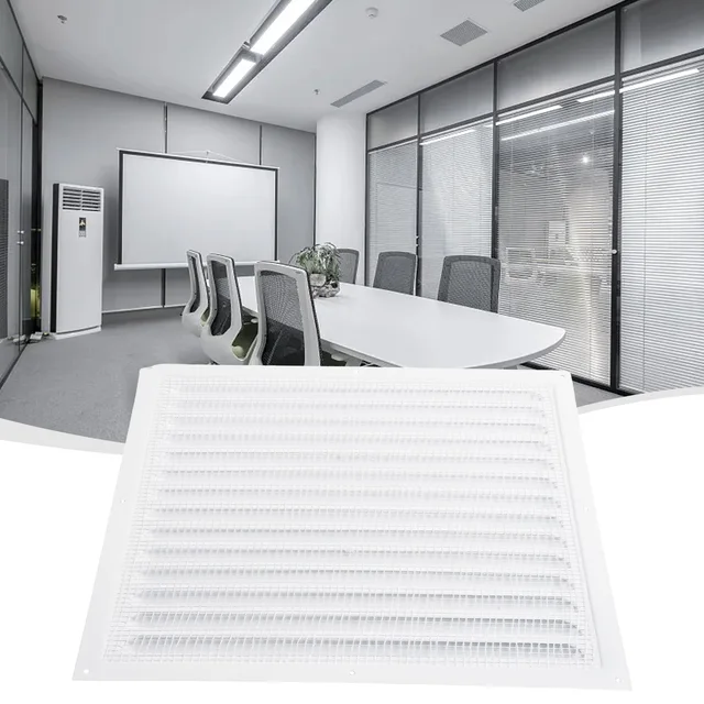 다목적 금속 루버 에어 벤트 그릴: 내구성, 환기, 곤충 차단