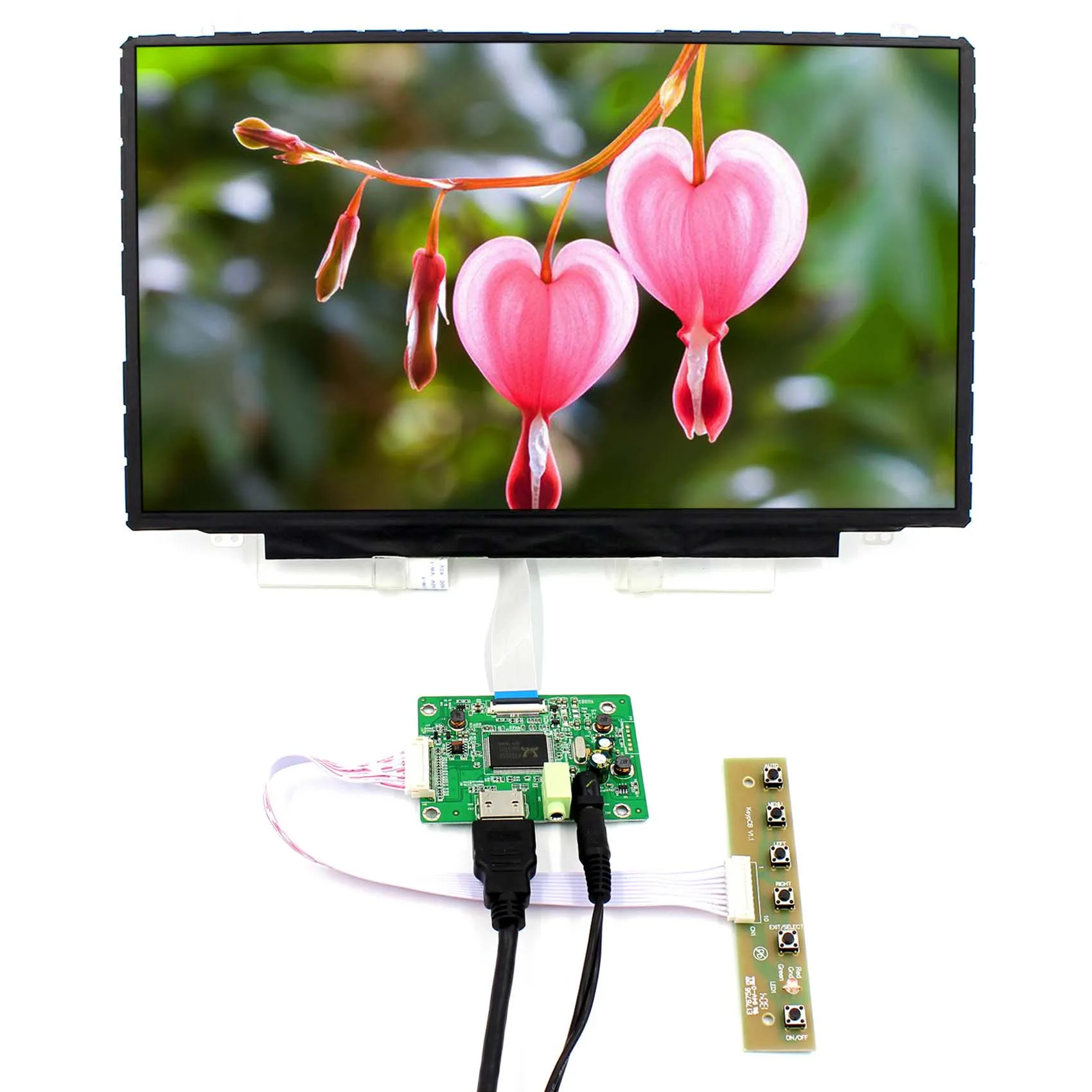 

14inch 1920x1080 NV140FHM-N44 IPS LCD Screen with HD MI LCD Controller Board