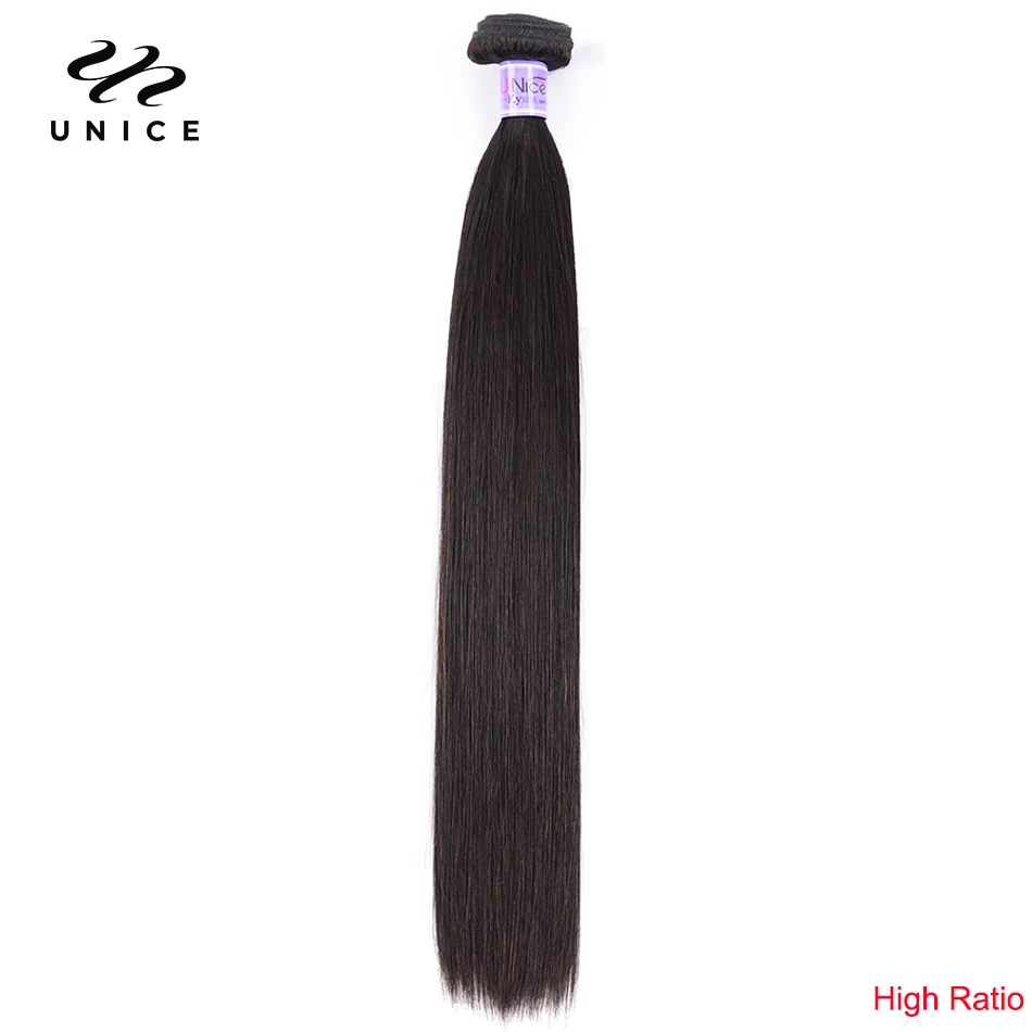 

UNice Hair Kysiss Series Malaysian Straight Hair Bundles 100% Virgin Human Hair Weave Bundle Natural Color 1 Pcs Can Buy 3/4 PCS