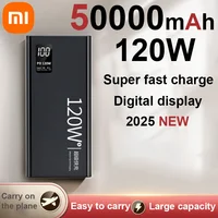 Xiaomi 120W High capacity power bank 50000mAh Super Fast Charging Powerbank Portable Battery Charger For iPhone Samsung Huawei 1