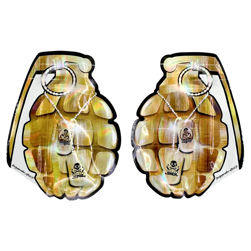 Resealable 15pcs 3.5G 10x13CM 쿠키 등급 보관 가방 호일 플라스틱 Mylar 가방 지 플락 방수 포장 큰 지 플락 파우치