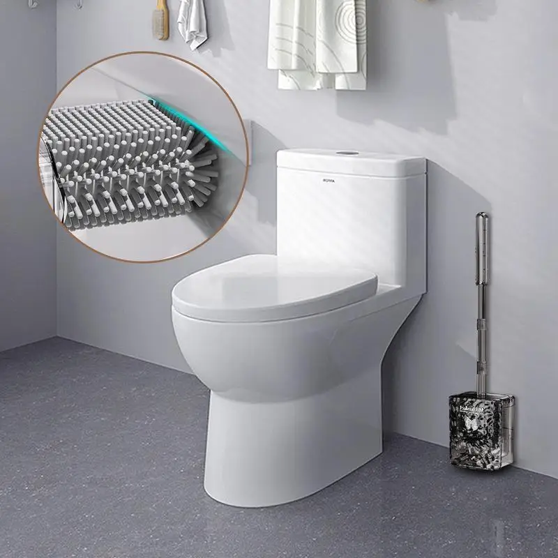 

Bathroom Toilet Brush Holder Wall Mounted Toilet Scrubber Creative Long Handle Toilet Bowl Cleaner Brush Bathroom Cleaning Kit
