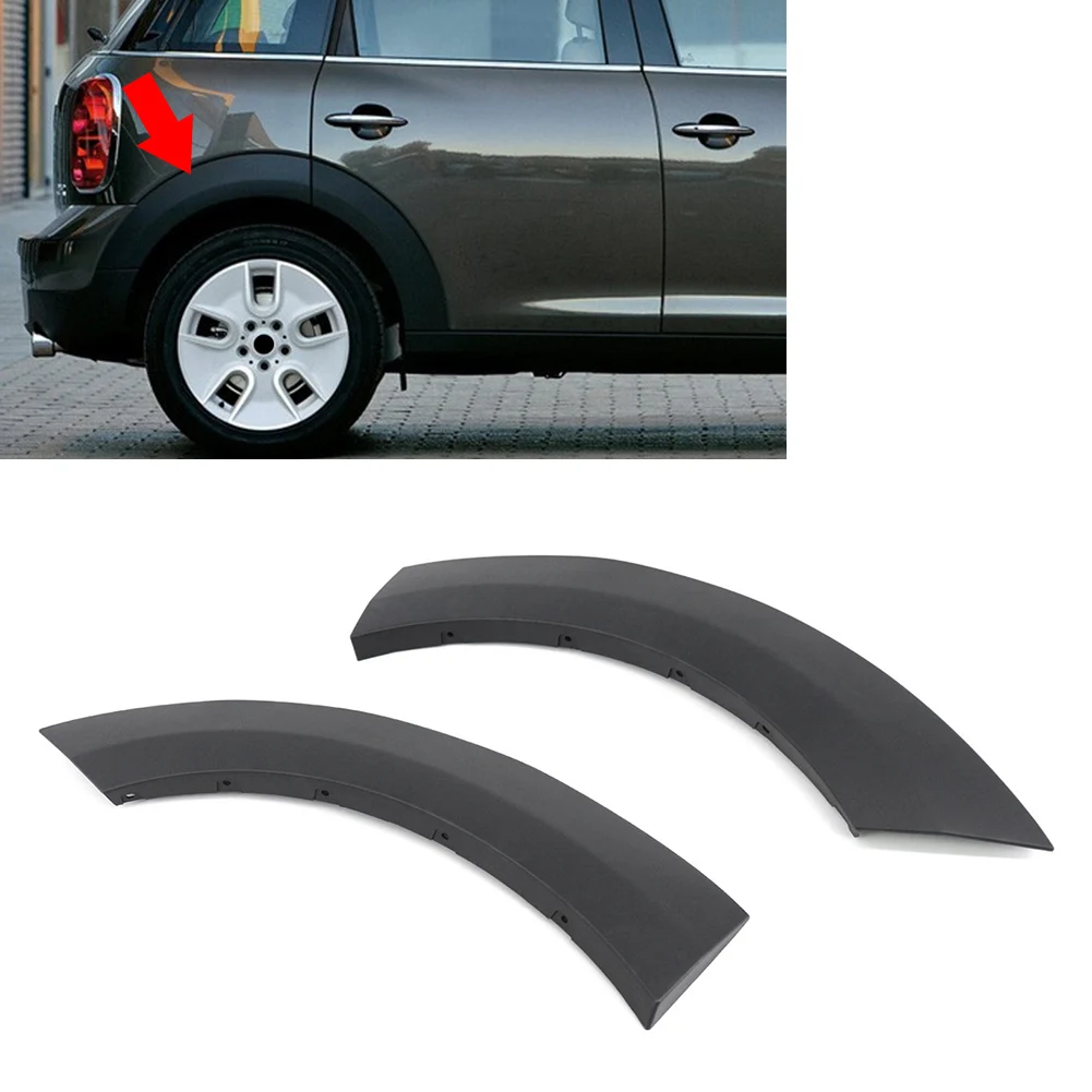 Car Rear Wheel Mudguard Arch Cover Black ABS For BMW Mini Cooper R60 Countryman R61 Paceman 51779800769 51779800770 9800770