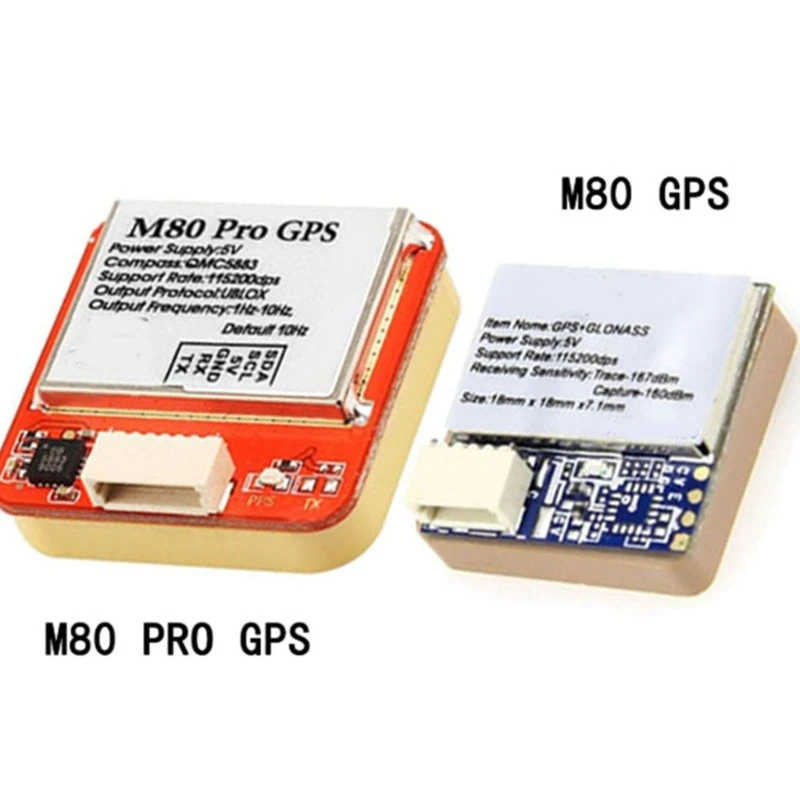 

HGLRC M80PRO QMC5883 M8N GPS-QZSS SBAS Compass-5V Питание для радиоуправляемых дронов Квадрокоптер