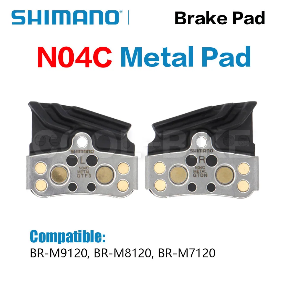 シマノ(SHIMANO) BR-M8120 メタルパッド(N04C)フィン付 ハイ