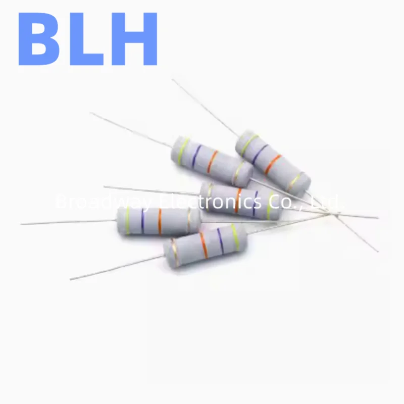 50PCS 2W Carbon Film Resistor 5% 360R 390R 430R 470R 510R 560R 620R 680R 750R 820R 910R 1K 1.2K 1.5K 1.8K 2K 2.2K 2.4K 2.7K Ohm