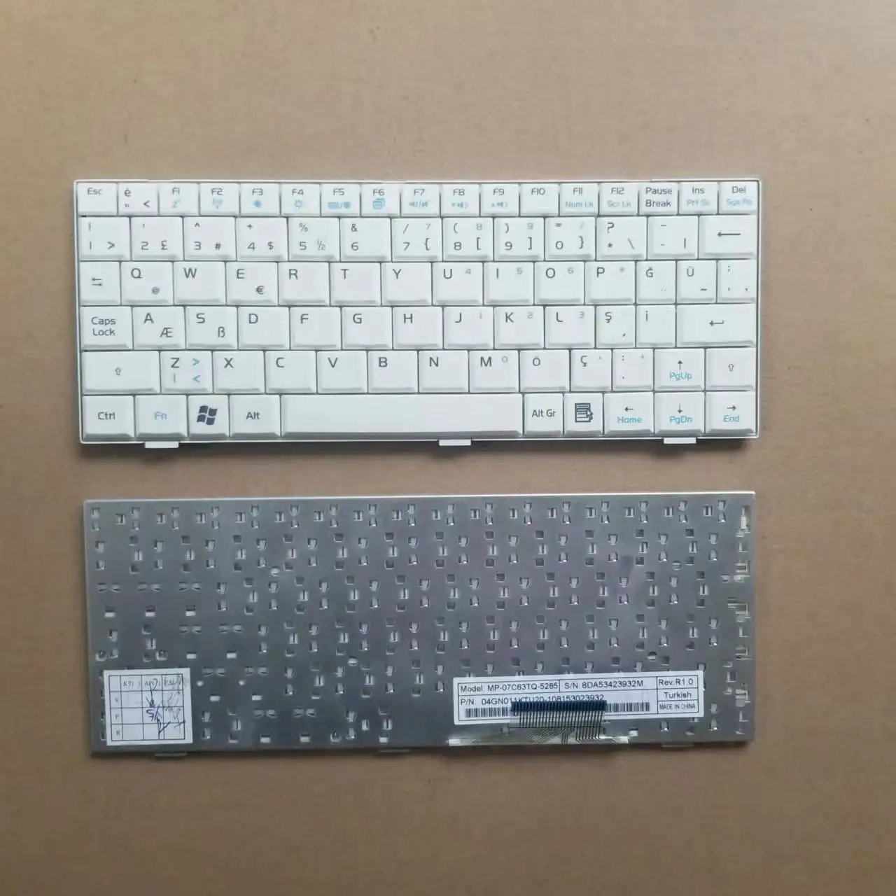 New TurkisH TR Keyboard For Asus EPC Eee PC EeePC 700 701