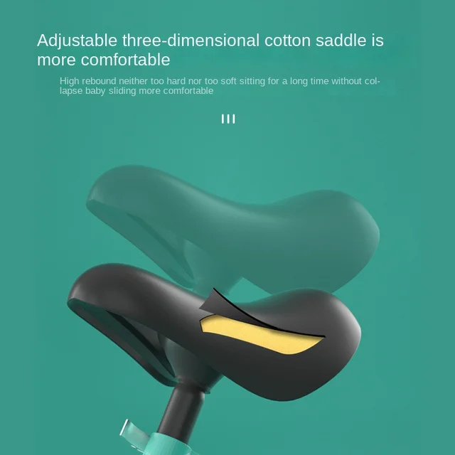 LazyChild Children's High Carbon Steel Anti-Bump Comfortable Balance Car Pedalless Toddler Sliding Yo-Yo Car Inflatable Wheel 5