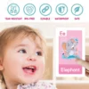 Children's Early Education Flash Card Learning Word Shapes, Colors, Numbers, English Letters Card 3
