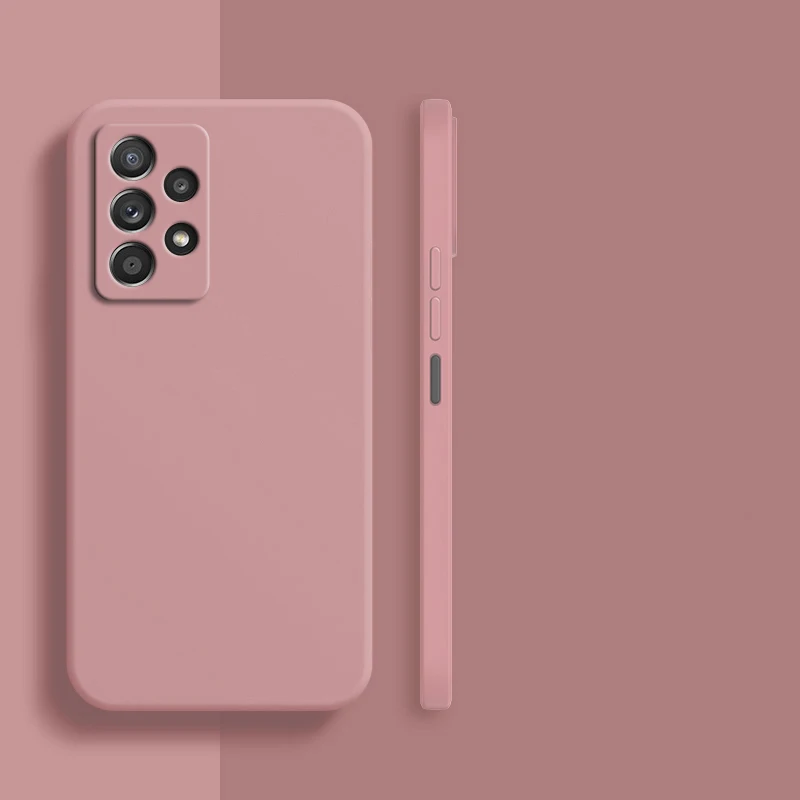 Shockproof Liquid Silicone TPU Phone Case - Compatible with Multiple Samsung Models