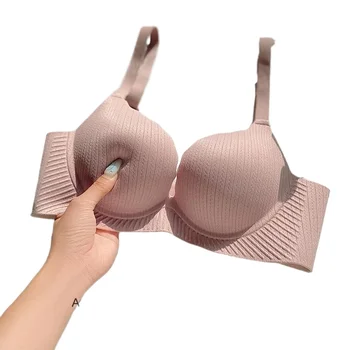2026 New Push Up Bra for Small Chest Ultra Thick 6CM Padded No Steel Ring Comfortable & Sexy Lift Lingerie for Flat Chest Women 1
