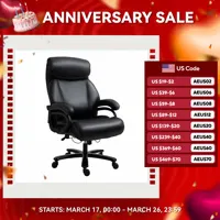 Vinsetto Big and Tall Executive Office Chair 396Lbs with Wide Seat, Home High Back Pu Leather Chair with Adjustable Height 1