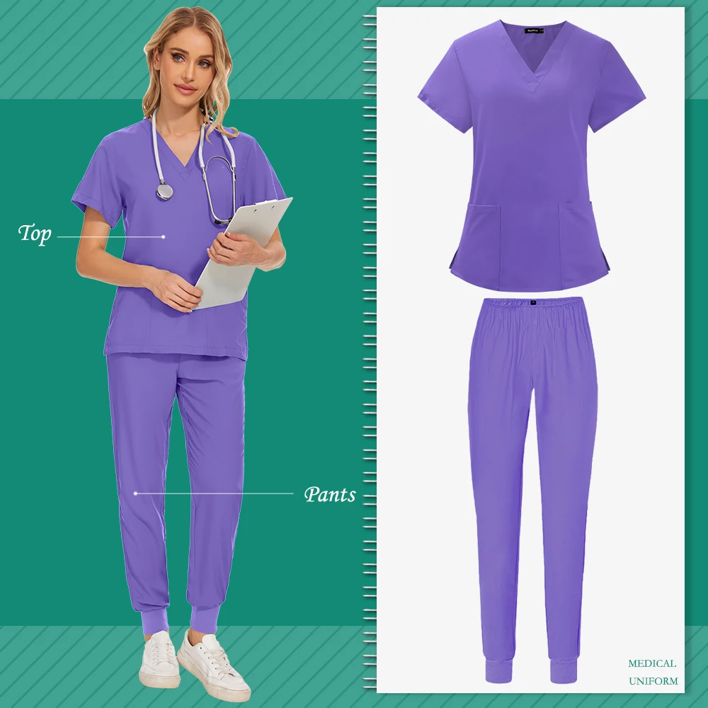 Scrubs Medical Uniforms Woman Breathable Beauty Manicurist Work Clothes Doctor Nurse Operating Room Surgical Uniform medical uniform