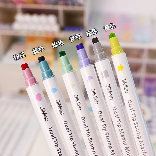 Japan WFT8 5/15/25color Set Soft Art Brush Marker Pen Double-headed  Highlighter Marker Pen Painting Marker Supplies Stationery - AliExpress