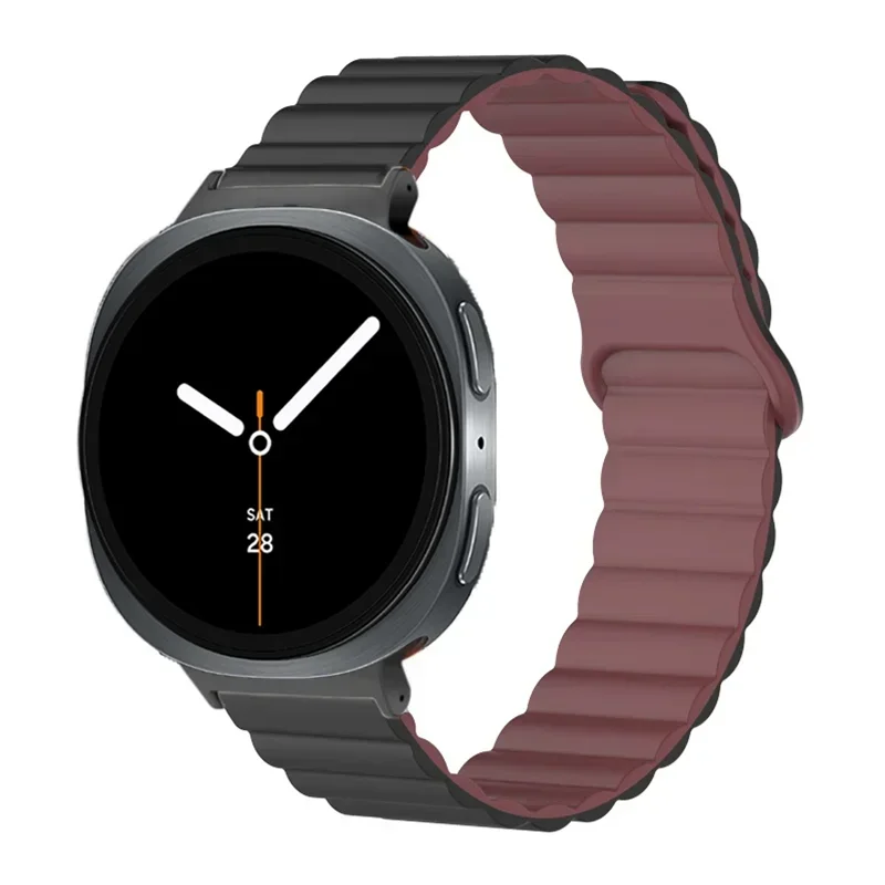 Magnetic Loop Silicone Sport Bracelet Wristband Strap