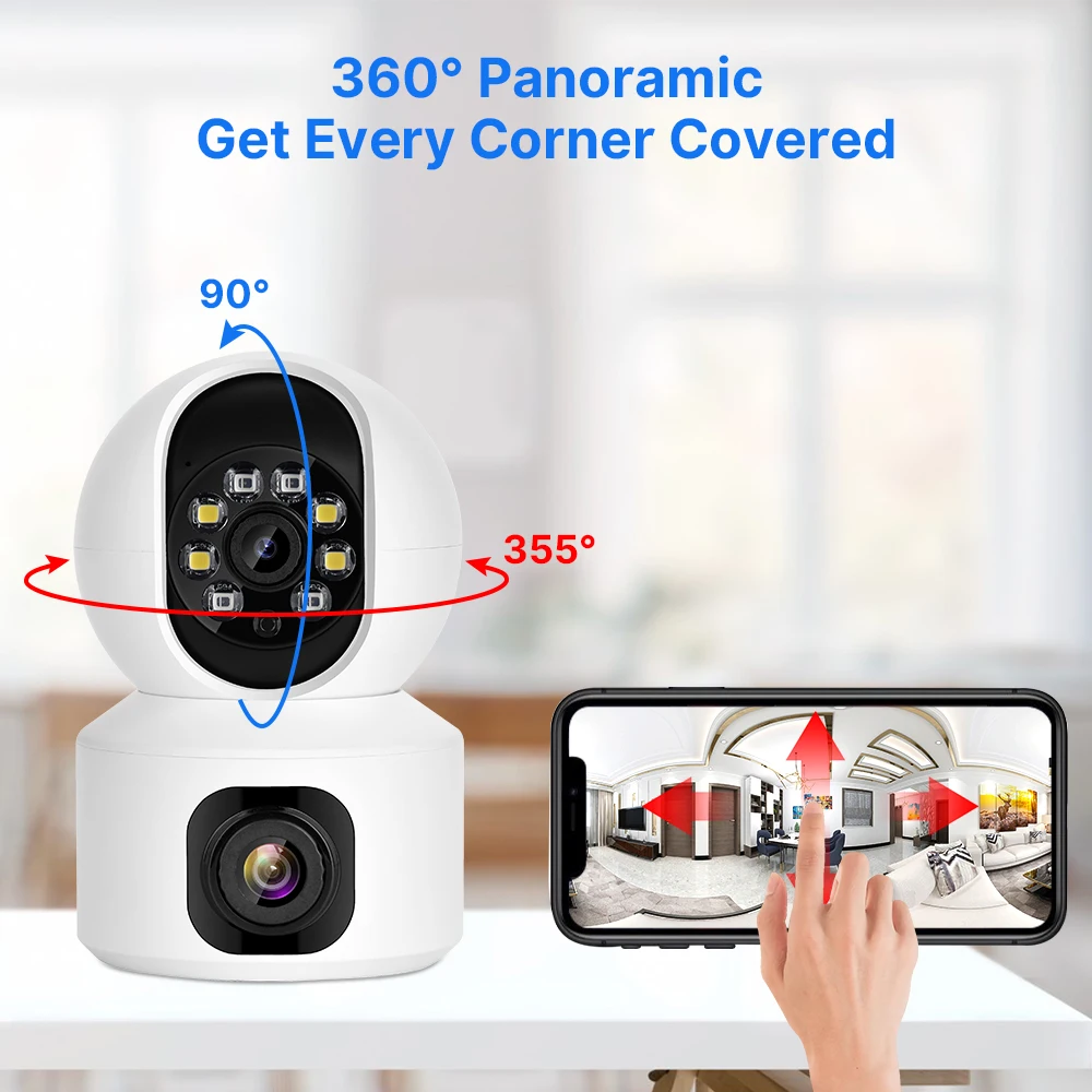 PTZ ī޶ 1080P HD   WiFi ǳ AI ڵ      IP ī޶, ̺  Alexa
