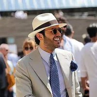 Adjustable Classic Panama Hat-Handmade In Ecuador Sun Hats for Women Man Beach Straw Hat for Men UV Protection Cap 6