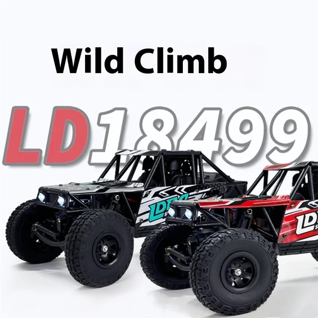 Ldrc Rc Car 18499 1/18 Remote Control  Climbing Car 4wd Professional Car Model Pipe Rack Vehicle For Boy Car Toy 1