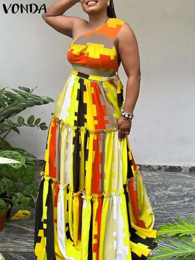 

Женское платье-макси без рукавов, с открытыми плечами