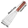 Slotted Spatulas Slotted Spatulas Fish Flipper Turner Nonstick Wooden Handle Beefsteak Shovel For Grilling Flipping Frying 6